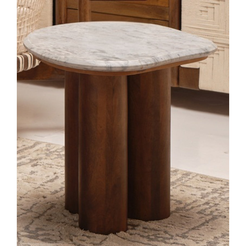 Fiondra Marble Top Side Table