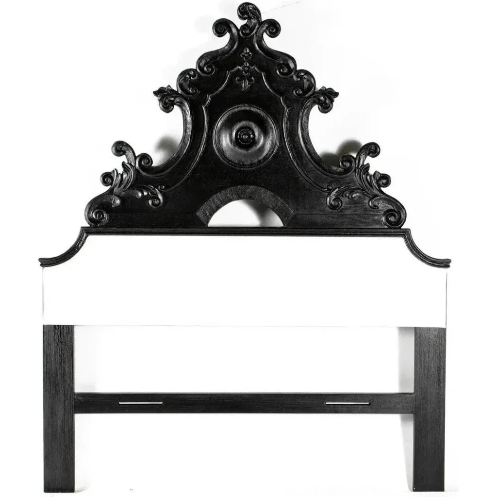 Fiorentina Queen Headboard Black (Headboard Only) - LOOMLAN - Peninsula Home - Beds