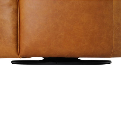 Fireside Top Grain Leather Swivel Club Chair