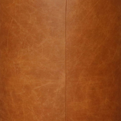 Fireside Top Grain Leather Swivel Club Chair