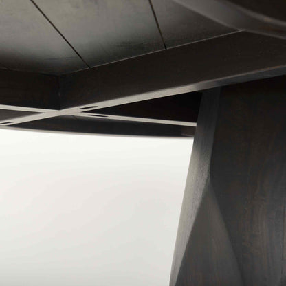 Fitzgerald Wooden Round Dining Table-Dining Tables-Mercana-LOOMLAN