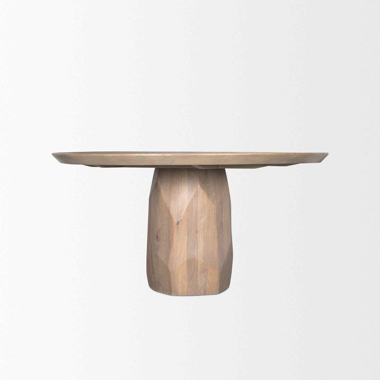 Fitzgerald Wooden Round Dining Table-Dining Tables-Mercana-LOOMLAN