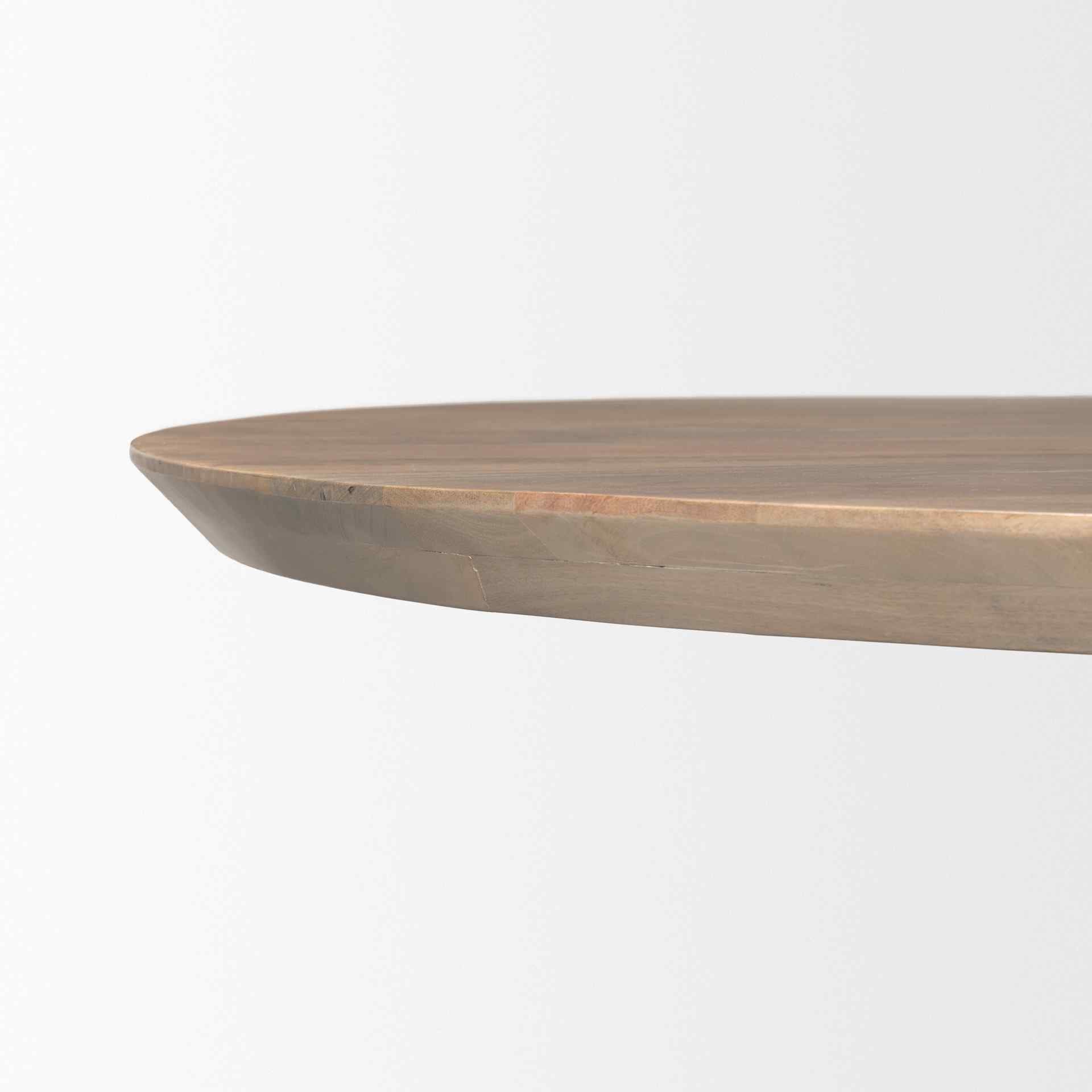 Fitzgerald Wooden Round Dining Table-Dining Tables-Mercana-LOOMLAN