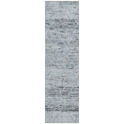 Flamara Blue Washable Indoor - Outdoor Rug - LOOMLAN - LOOMLAN Rugs - Outdoor Rugs