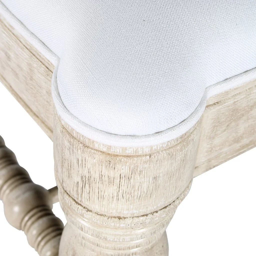 Flamenca Fabric Bedroom Bench - LOOMLAN - Peninsula Home - Bedroom Benches