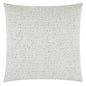 Fleck White Textured Throw Pillow