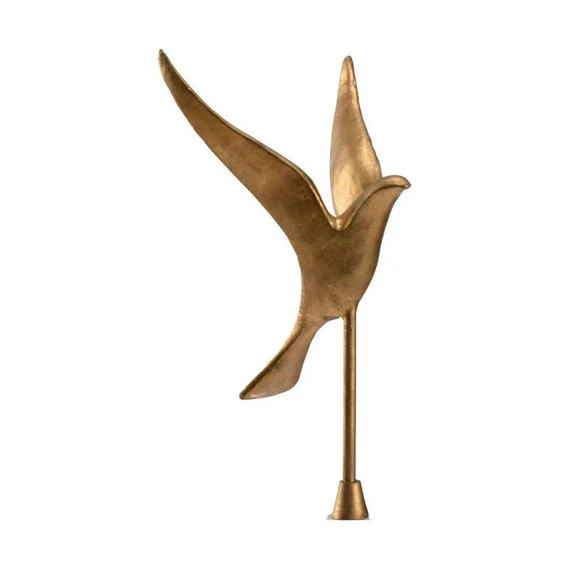 Flights Of Fancy Graceful Gold Sculpture - LOOMLAN - Wildwood - Statues & Sculptures