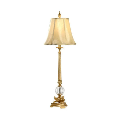 Floating Ball Antique Gold Patina Table Lamp - LOOMLAN - Wildwood - Table Lamps
