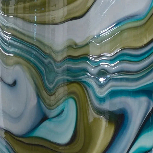 Flora Glass Made Table Lamp - LOOMLAN - Wildwood - Table Lamps