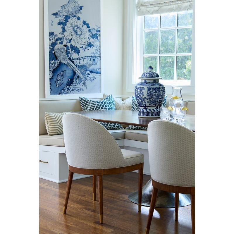 Floral Covered Porcelain Urn - LOOMLAN - Chelsea House - Vases & Jars