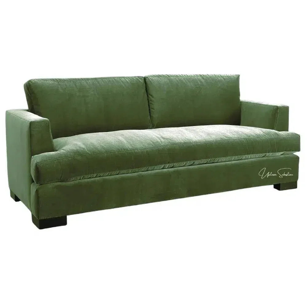 Floridian Fun - Tropical Hand Leather Couch - LOOMLAN - Uptown Sebastian - Sofas & Loveseats