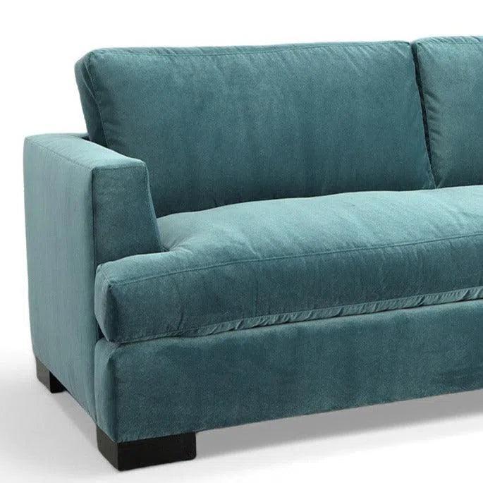 Floridian Fun - Tropical Hand Leather Couch - LOOMLAN - Uptown Sebastian - Sofas & Loveseats