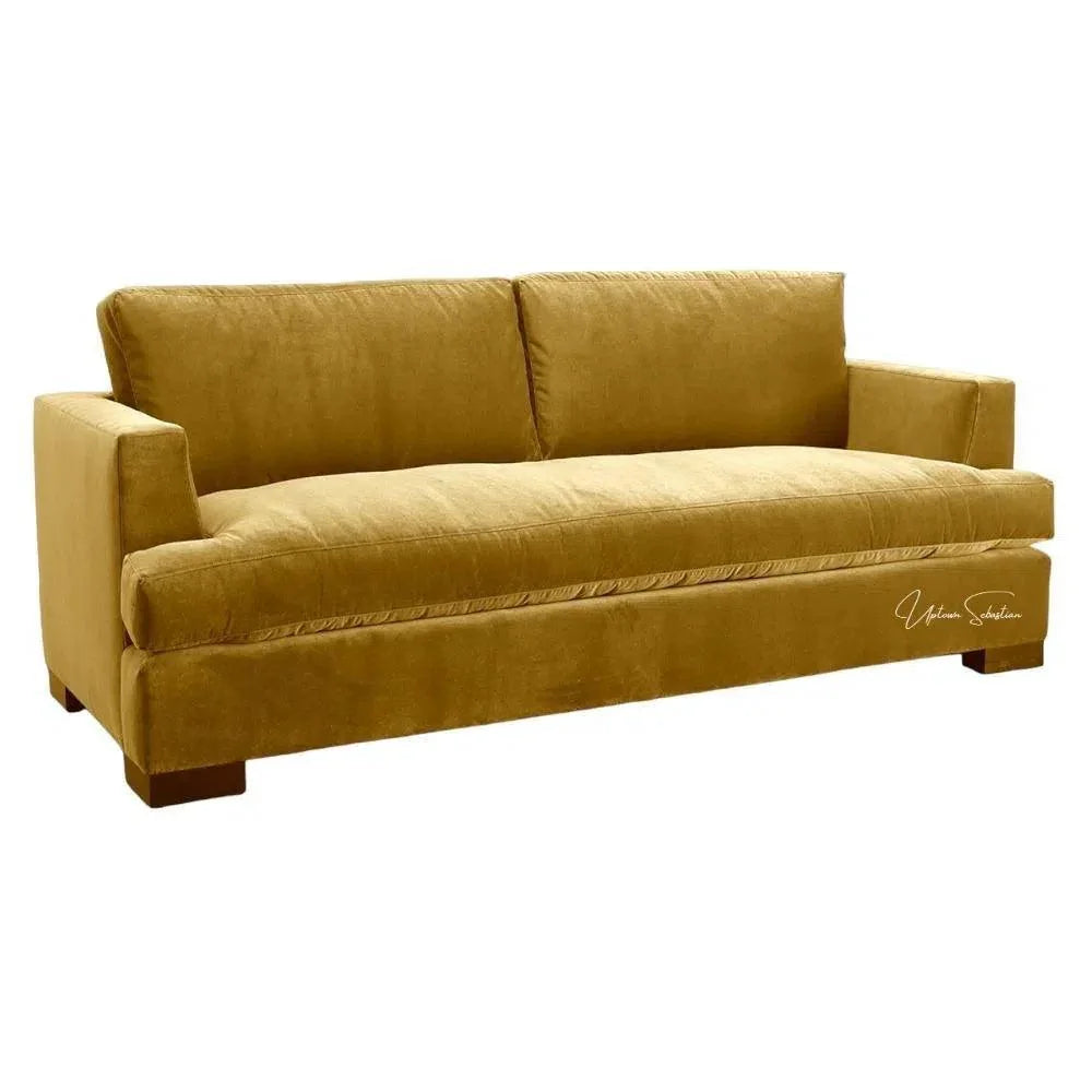 Floridian Fun - Tropical Hand Leather Couch - LOOMLAN - Uptown Sebastian - Sofas & Loveseats