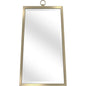 Floris Metal Gold Vertical Wall Mirror - LOOMLAN - Bassett Mirror - Wall Mirrors