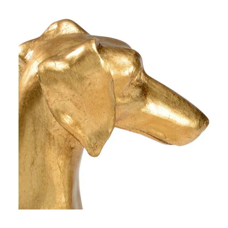 Flossie Resin Gold Bookends (Pr) - LOOMLAN - Chelsea House - Statues & Sculptures