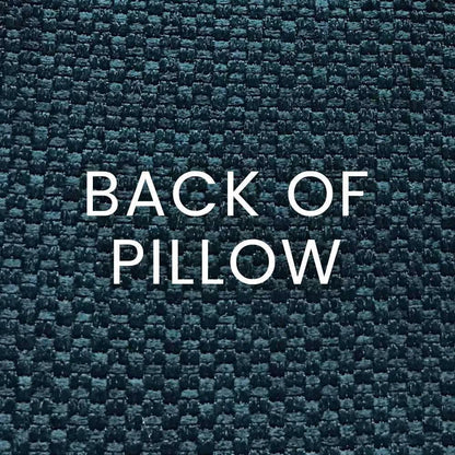 Flower Pops Peacock Blue Throw Pillow Insert - LOOMLAN - D.V. Kap - Throw Pillows