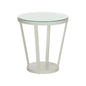 Flower of Life White Side Table - LOOMLAN - Chelsea House - Side Tables