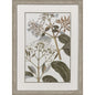 Flowering Botanical Green Framed Wall Art