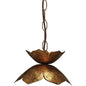 Flowering Gold Metal Lotus Pendant