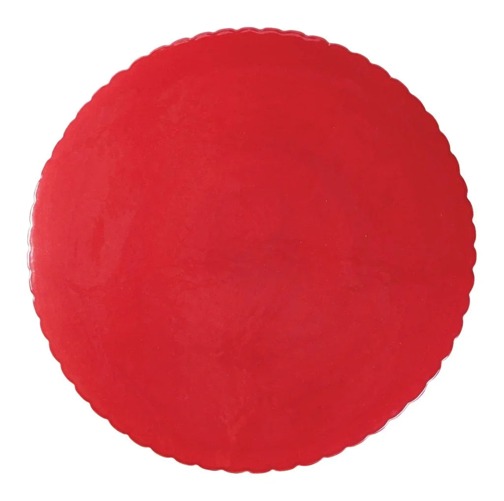 Flute Ceramic Round Patio Accent Table - LOOMLAN - Seasonal Living - Outdoor Side Tables