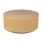 Flute Ceramic Round Patio Accent Table - LOOMLAN - Seasonal Living - Outdoor Side Tables