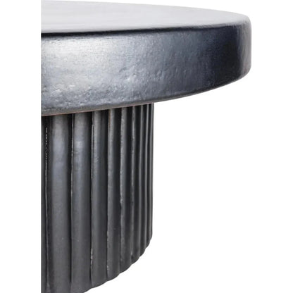 Flute Coffee Table - Grey Outdoor Coffee Table-Outdoor Coffee Tables-Seasonal Living-LOOMLAN