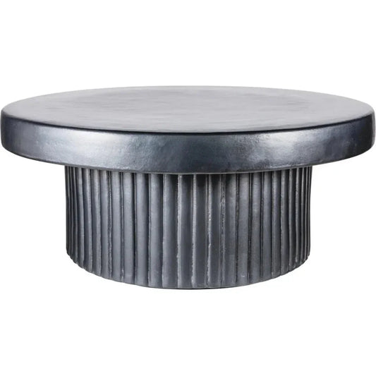 Flute Coffee Table - Grey Outdoor Coffee Table-Outdoor Coffee Tables-Seasonal Living-LOOMLAN