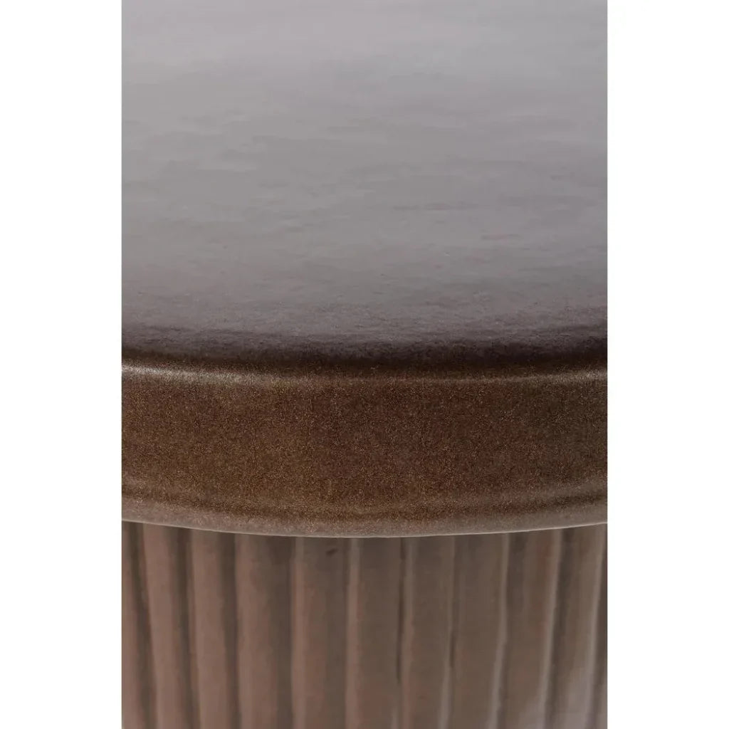 Flute Coffee Table - Pyrite Brown Outdoor Coffee Table-Outdoor Coffee Tables-Seasonal Living-LOOMLAN