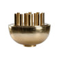 Fluted Brass Vase Style Planter - LOOMLAN - Chelsea House - Planters