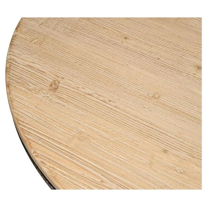 Flying Buttress Dining Table Antique Black-Dining Tables-Sarreid-LOOMLAN