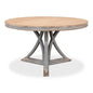 Flying Buttress Dining Table Grey-Dining Tables-Sarreid-LOOMLAN