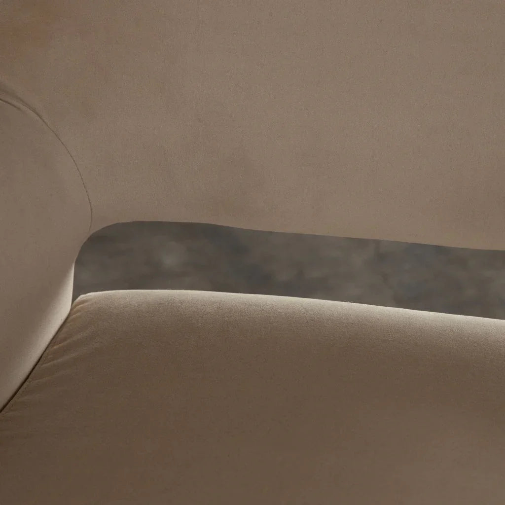 Flynn Light Camel Performance Velvet Dining Chair - LOOMLAN - Diamond Sofa - Dining Chairs