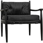 Fogel Wood Black Lounge Chair - LOOMLAN - Noir - Accent Chairs