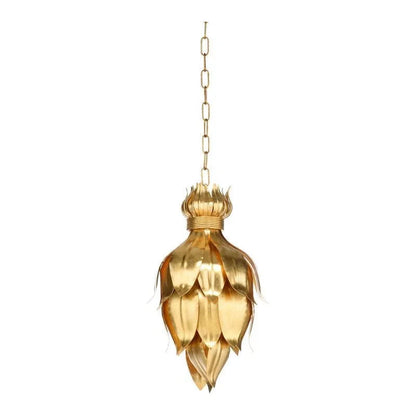 Foglia D'Oro Pendant Gold Leaf Chandelier - LOOMLAN - Wildwood - Pendants
