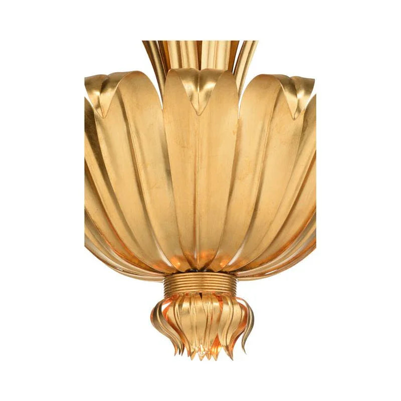Foglia D'Oro Radiates Italian Design Chandelier - LOOMLAN - Wildwood - Chandeliers