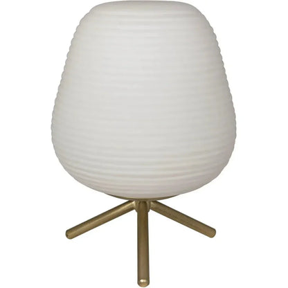 Foka Table Lamp, Metal with Brass Finish - LOOMLAN - Noir - Table Lamps