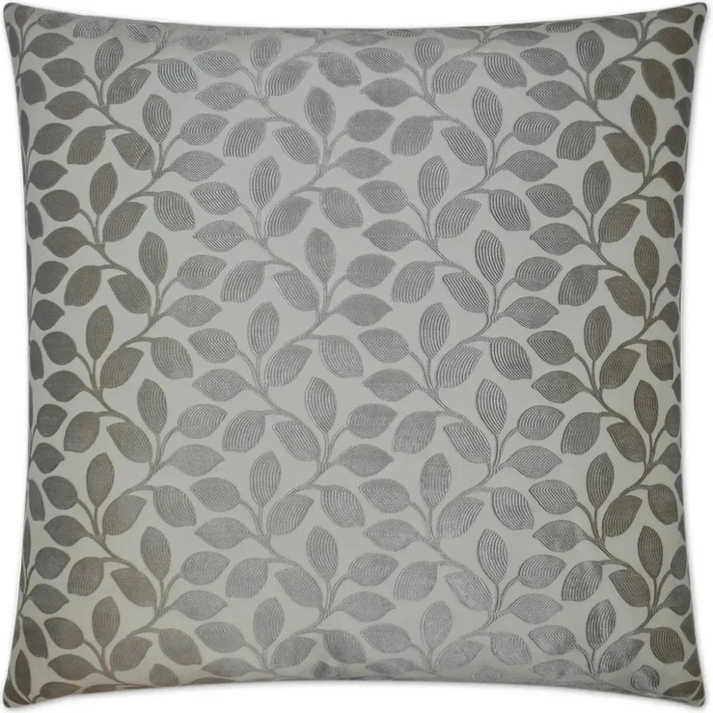 Foliage Platinum Throw Pillow With Insert - LOOMLAN - D.V. Kap - Throw Pillows