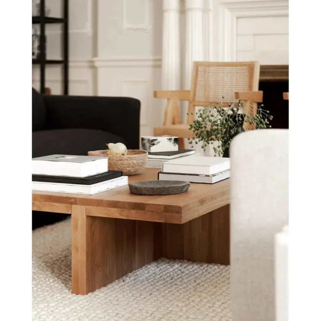 Folke Wood Rectangular Coffee Table - LOOMLAN - Moe's Home - Coffee Tables