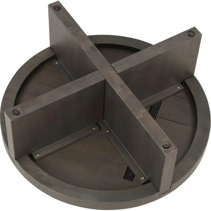 Folke Wood Round Coffee Table - LOOMLAN - Moe's Home - Coffee Tables