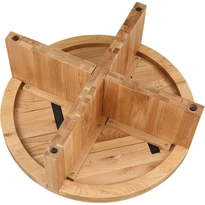 Folke Wood Round Coffee Table - LOOMLAN - Moe's Home - Coffee Tables