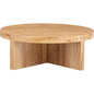 Folke Wood Round Coffee Table - LOOMLAN - Moe's Home - Coffee Tables