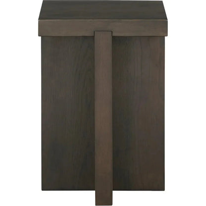 Folke Wood Square Side Table - LOOMLAN - Moe's Home - Side Tables