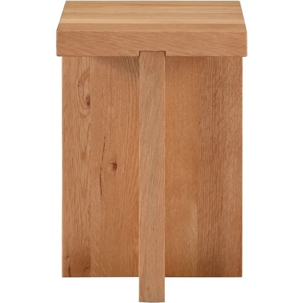 Folke Wood Square Side Table - LOOMLAN - Moe's Home - Side Tables