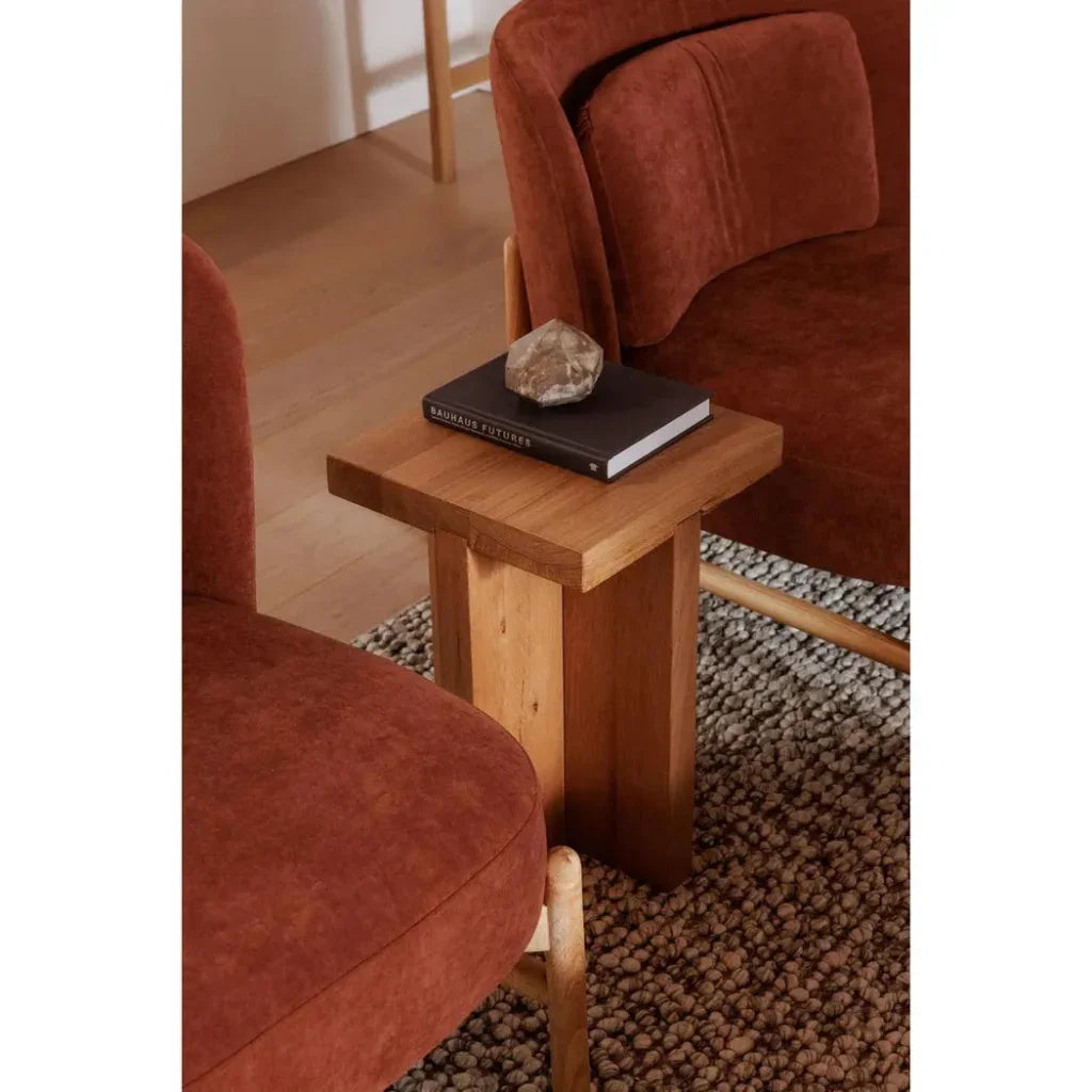 Folke Wood Square Side Table - LOOMLAN - Moe's Home - Side Tables