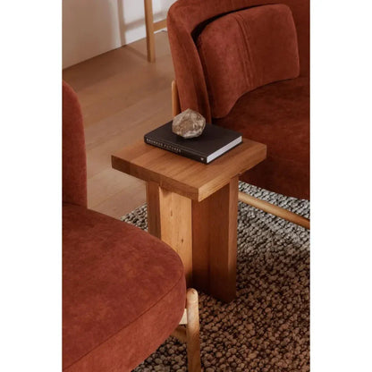 Folke Wood Square Side Table - LOOMLAN - Moe's Home - Side Tables