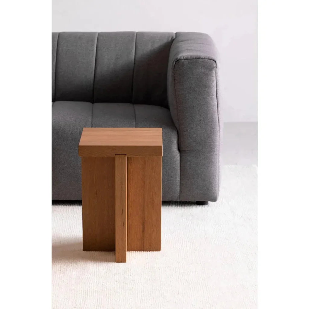 Folke Wood Square Side Table - LOOMLAN - Moe's Home - Side Tables