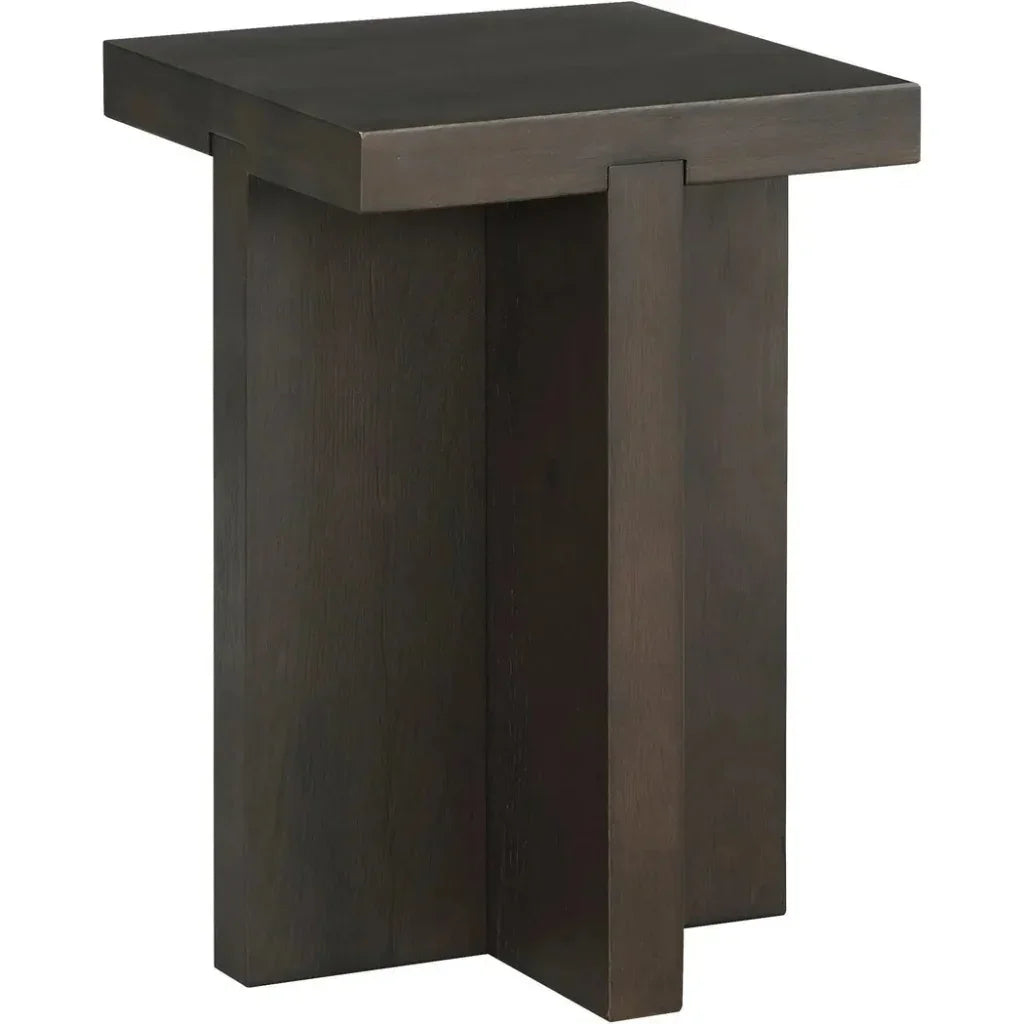 Folke Wood Square Side Table - LOOMLAN - Moe's Home - Side Tables