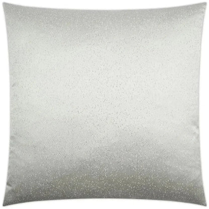 Folly Crystal Glam Solid Silver Large Throw Pillow - LOOMLAN - D.V. Kap - Throw Pillows