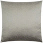 Folly Platinum Glam Solid Grey Large Throw Pillow - LOOMLAN - D.V. Kap - Throw Pillows