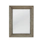 Fontana Polyurethane Brown Vertical Wall Mirror - LOOMLAN - Bassett Mirror - Wall Mirrors